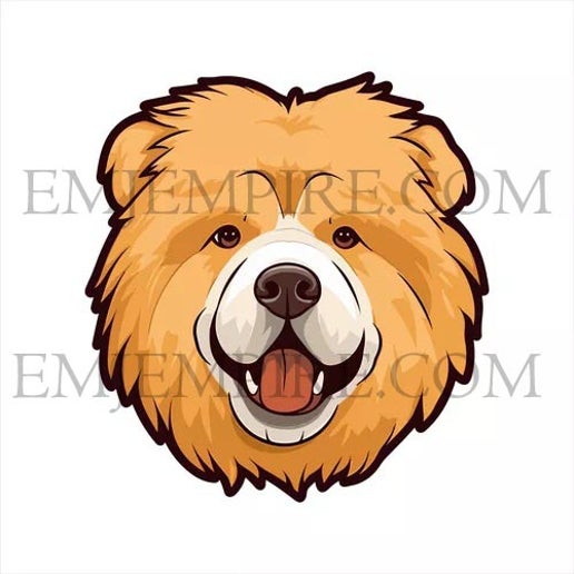 Chow Chow Dog sticker - Waterproof vinyl decal for car, laptop, phone, water bottle