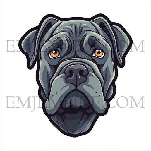 Cane Corso Dog sticker - Waterproof vinyl decal for car, laptop, phone, water bottle