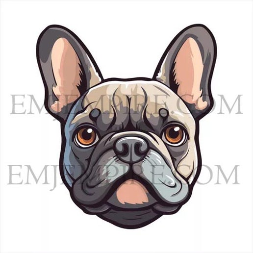 French Bulldog Dog sticker - Waterproof vinyl decal for car, laptop, phone, water bottle