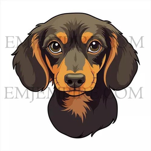 Dachshund Dog sticker - Waterproof vinyl decal for car, laptop, phone, water bottle