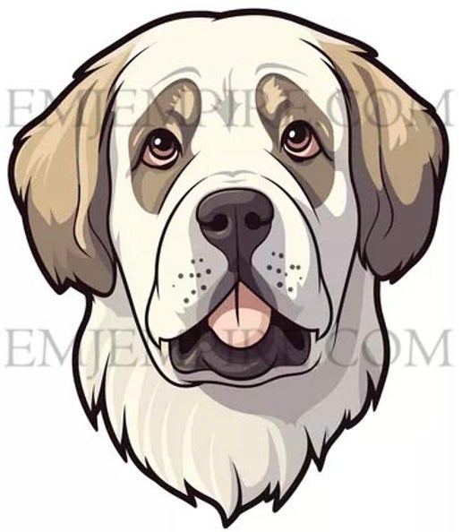 Anatolian Sheep Dog Dog sticker - Waterproof vinyl decal for car, laptop, phone, water bottle