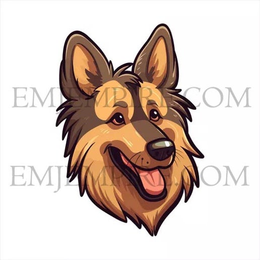 Belgian Tervuren Dog sticker - Waterproof vinyl decal for car, laptop, phone, water bottle