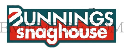 Bunnings snaghouse sticker - Waterproof vinyl decal for car, laptop, phone, water bottle