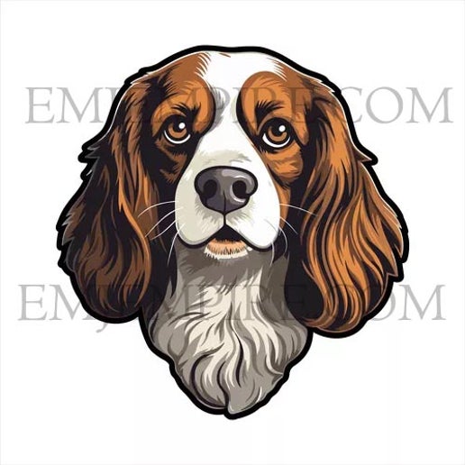 Brittany Spaniel Dog sticker - Waterproof vinyl decal for car, laptop, phone, water bottle