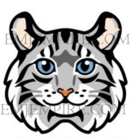 American Curl Cat longhair - Waterproof vinyl decal for car, laptop, phone, water bottle