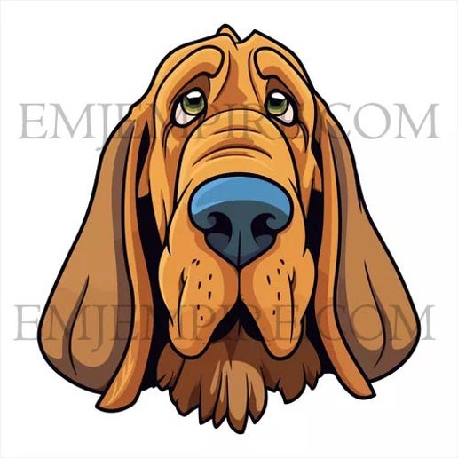 Bloodhound Dog sticker - Waterproof vinyl decal for car, laptop, phone, water bottle