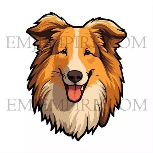 Collie Dog sticker - Waterproof vinyl decal for car, laptop, phone, water bottle