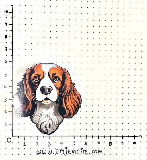 Brittany Spaniel Dog sticker - Waterproof vinyl decal for car, laptop, phone, water bottle