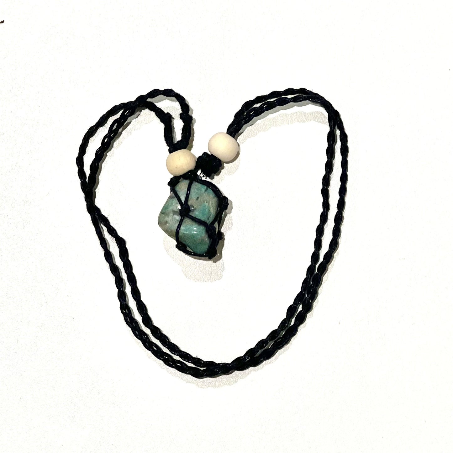 Amazonite Macrame Necklace