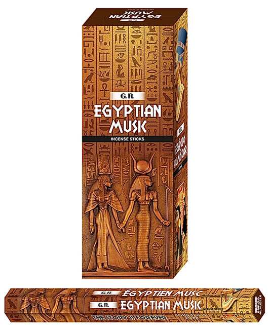 Egyptian Musk Incense Sticks - GR 20gram Hexagonal