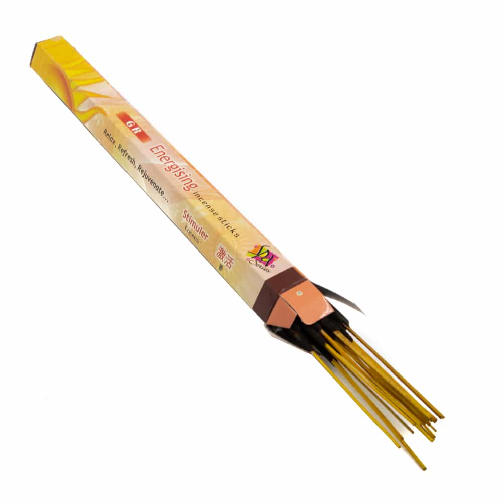 Energising Incense Sticks - GR 20gram Hexagonal