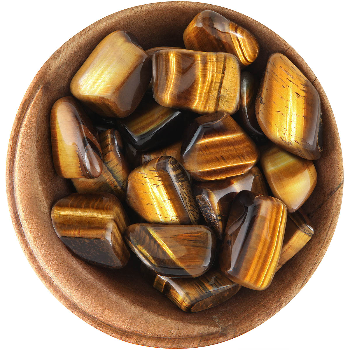 Tigers Eye Golden Tumble