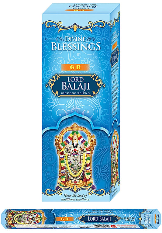 Lord Balaji Incense Sticks - GR 20gram Hexagonal