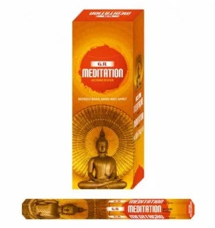 Meditation Incense Sticks - GR 20gram Hexagonal