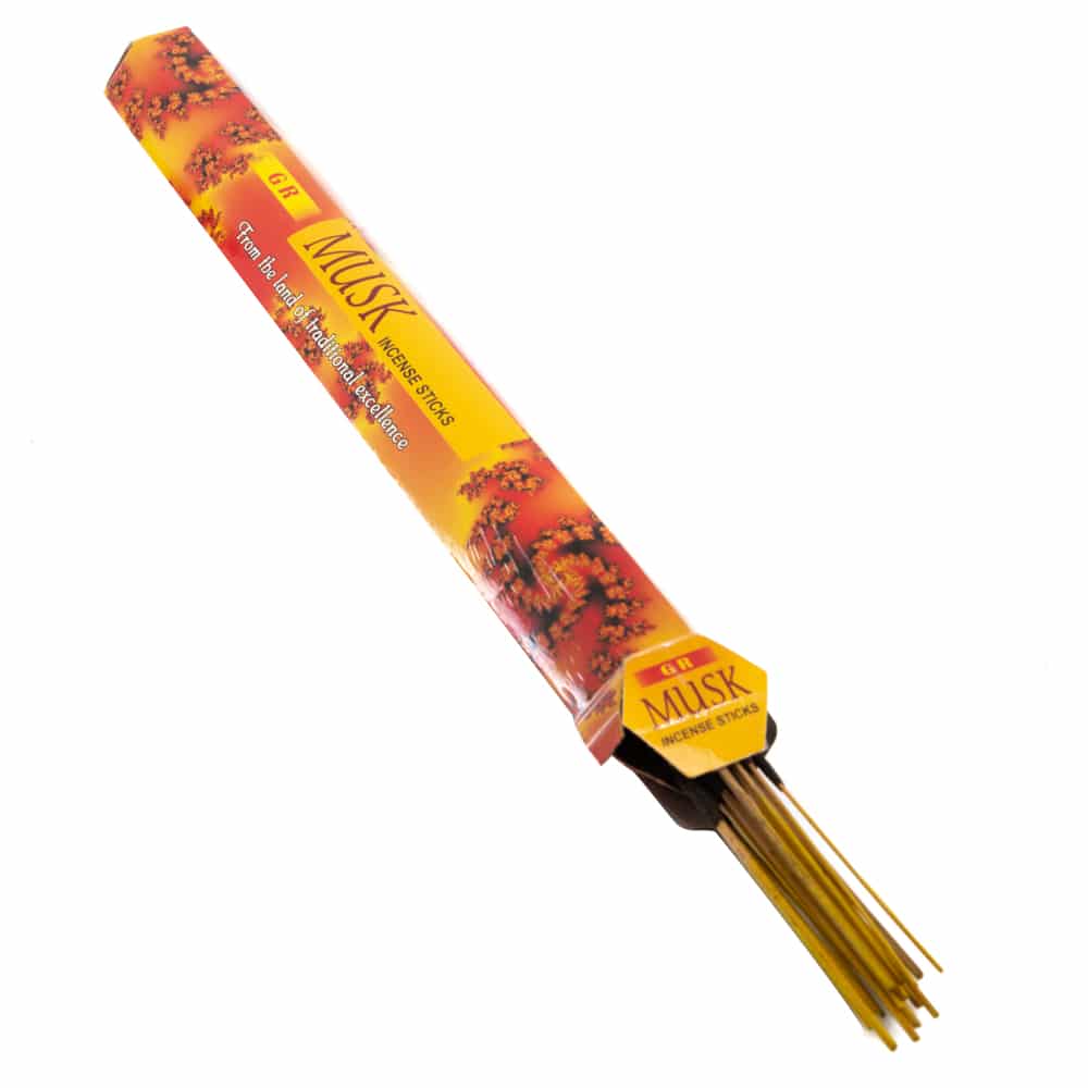 Musk Incense Sticks - GR 20gram Hexagonal