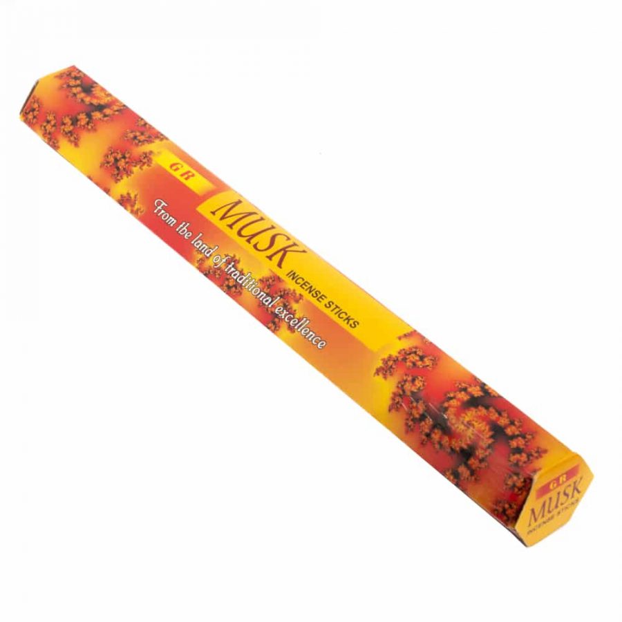 Musk Incense Sticks - GR 20gram Hexagonal