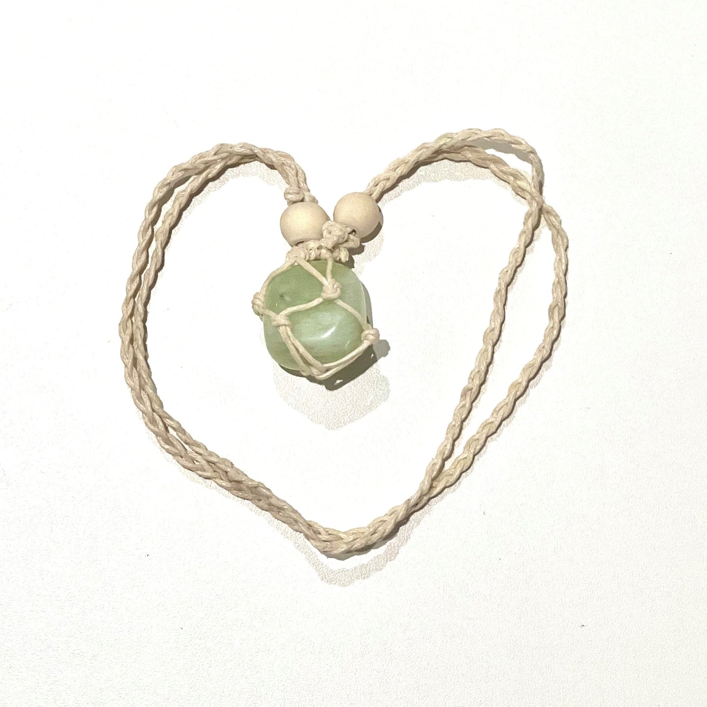 New Jade Macrame Necklace