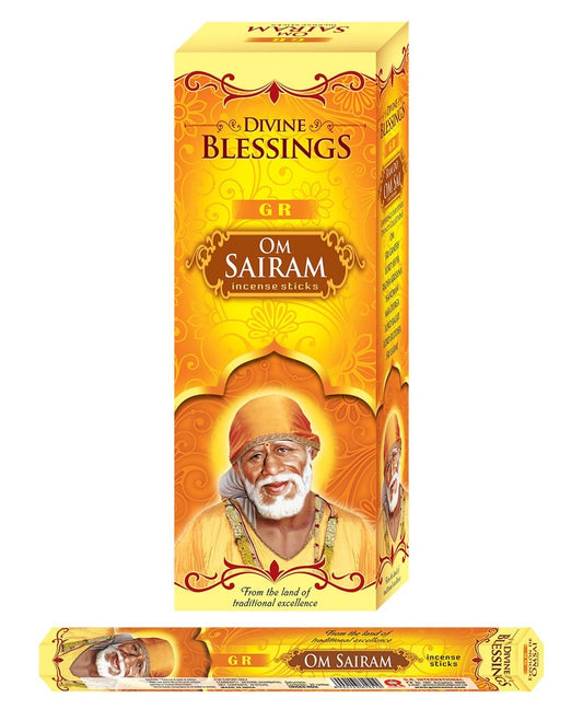 Om Sairam Incense Sticks - GR 20gram Hexagonal