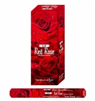 Rose Incense Sticks - GR 20gram Hexagonal