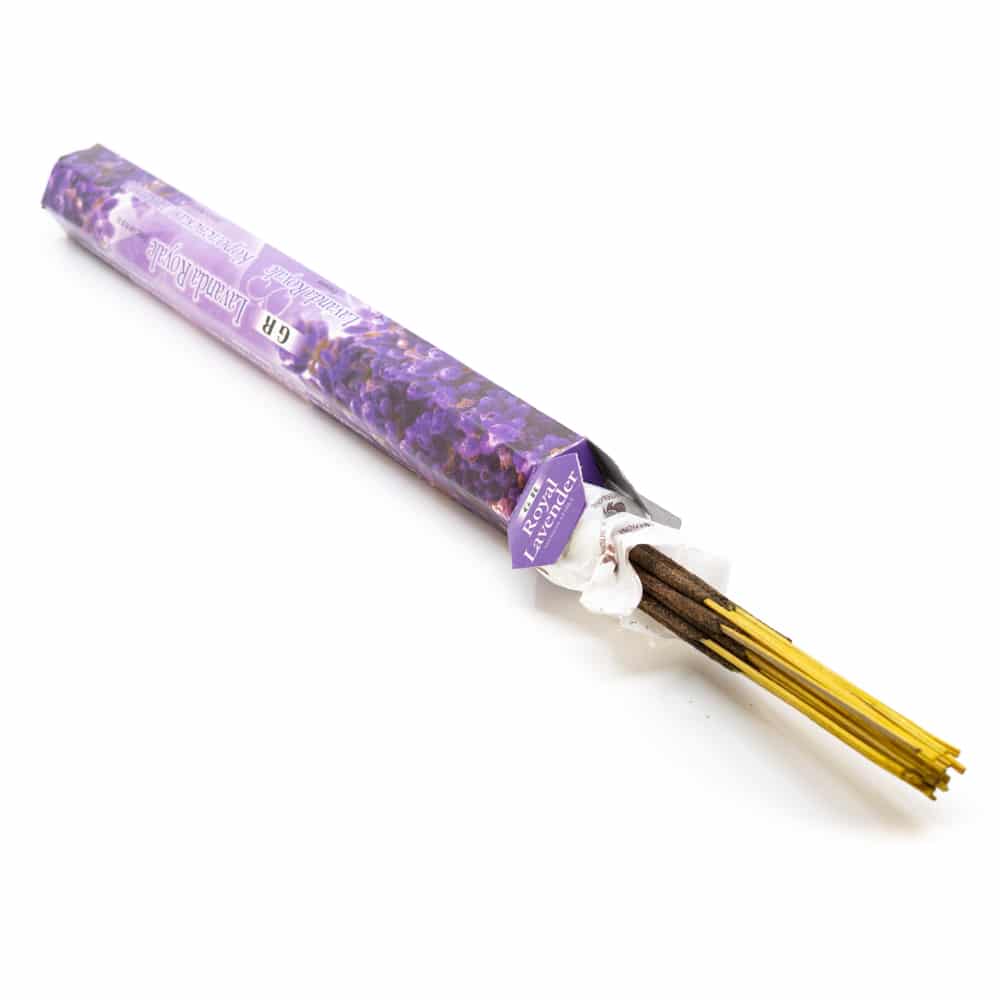 Royal Lavender Incense Sticks - GR 20gram Hexagonal