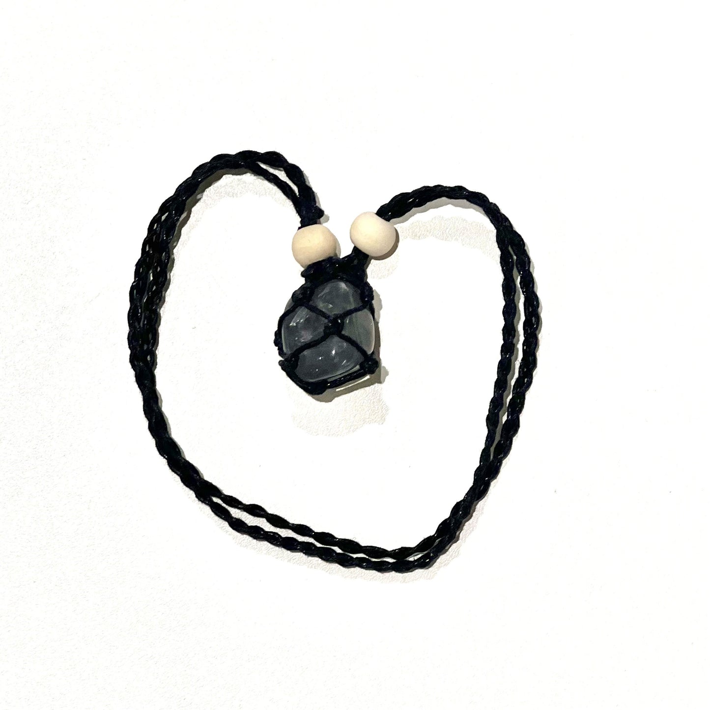 Smoky Quartz Macrame Necklace