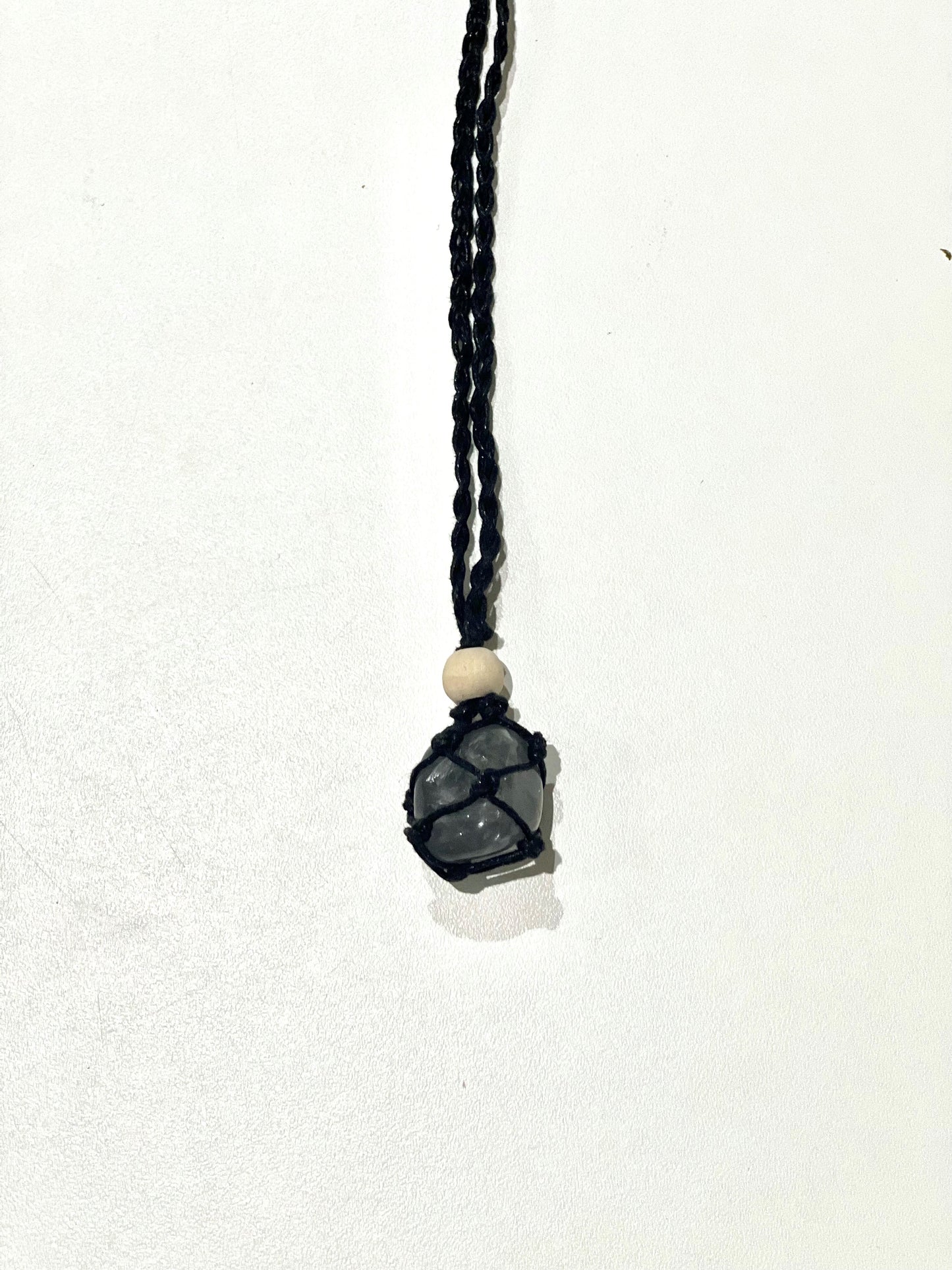 Smoky Quartz Macrame Necklace