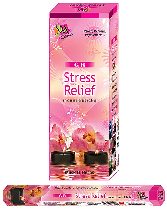 Stress Relief Incense Sticks - GR 20gram Hexagonal